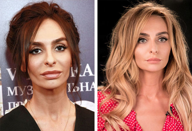 Какой цвет волос молодит после 40 лет карие глаза фото до и после