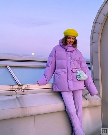 Фиолетовые женские куртки