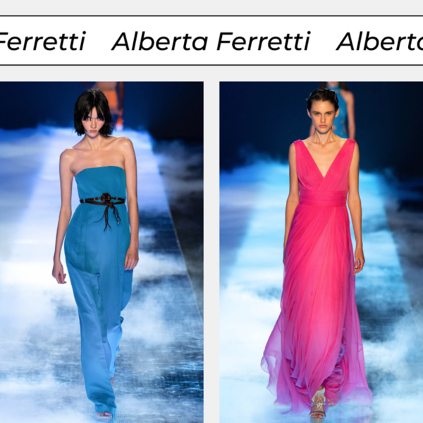Мода весна-лето 2023 от Alberta Ferretti: главные тренды и образы