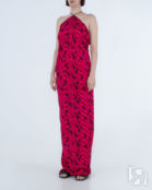 Платье PHILOSOPHY DI LORENZO SERAFINI A0452 красный+принт 40
