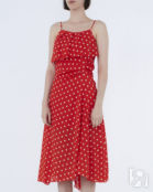 Платье Essentiel BAHA красный+белый 36