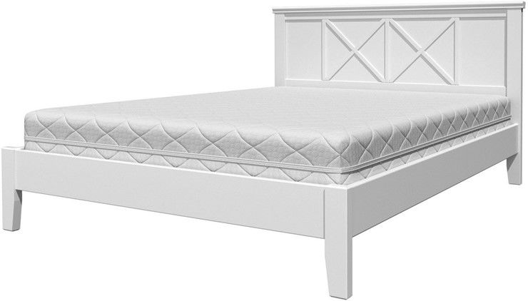 Спальная кровать Грация-2 (Белый Античный) 140х200