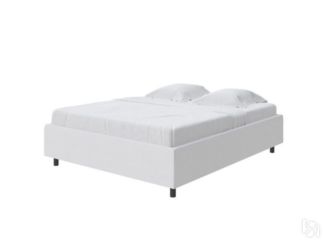 Кровать в спальню Como (Veda) Base 1 180x200, Экокожа (Белый)