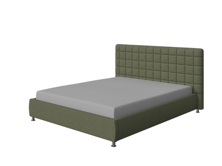 Кровать спальная Corso-3 200x200, Велюр (Лама Авокадо)