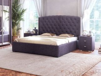 Кровать Dario Slim 200x200, Велюр (Лофти Слива)