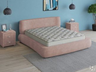 Кровать 2-х спальная Zephyr 160х200, (Велсофт Винтажный розовый)