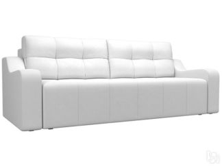 Прямой диван Итон, Белый (экокожа)