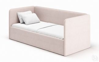 Кровать в детскую Leonardo розовый 160х70 с боковиной