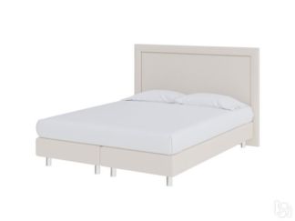 Кровать 1,5-спальная London Boxspring Elite 140х200, Рогожка (Savana Milk (