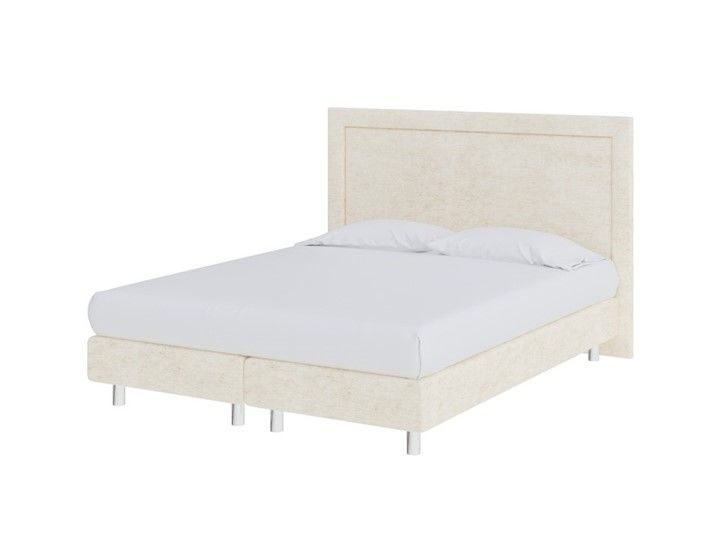 Кровать полутороспальная London Boxspring Elite 140х200, Велюр (Лофти Айвор фото 1