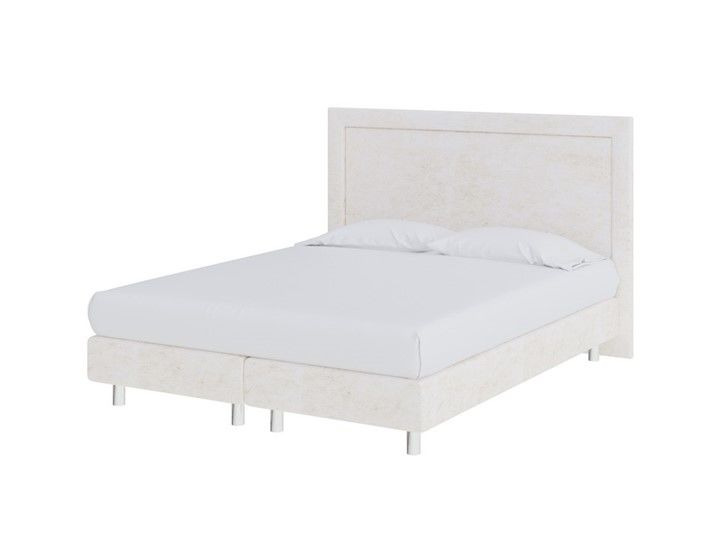 Кровать London Boxspring Elite 160х200, Велюр (Лофти Лён) фото 1