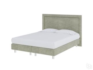 Кровать двуспальная London Boxspring Elite 200х200, Велюр (Лофти Олива)