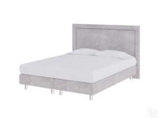 Кровать двуспальная London Boxspring Elite 200х200, Велюр (Лофти Серый)