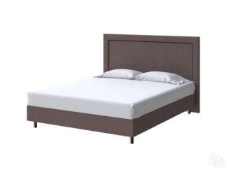 Кровать London Boxspring Standart 140х200, Рогожка (Тетра Брауни)