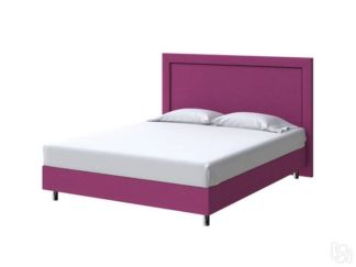 Кровать London Boxspring Standart 90х200, Рогожка (Savana Berry (фиолетовый