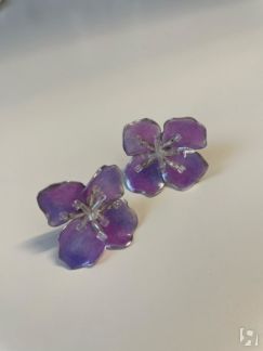 Серьги-цветы