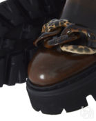 Кожаные ботинки № 21 22ISP03630 коричневый+черный 36