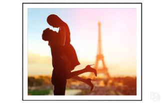 Постер «Любовь - Париж» (99 х 83 см) Ангстрем