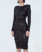 Облегающее платье P.A.R.O.S.H. PINCERD725049 черный xs