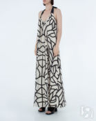 Платье Erika Cavallini P2ST05 белый+черный 40