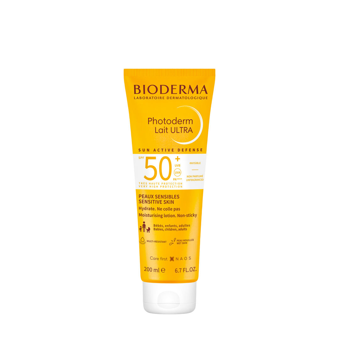 Солнцезащитное молочко для чувствительной кожи лица и тела SPF50+ Photoderm