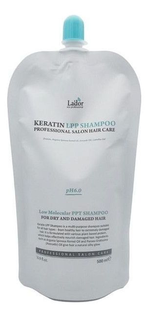 Шампунь для волос кератиновый Keratin Lpp Shampoo 500 мл фото 1