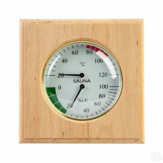 Термометр гигрометр для бани TH-11-A (ольха)