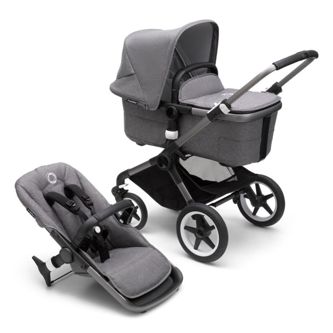 Коляска 2 в1 Fox3 Complete GRAPHITE/GREY MELANGE-GREY MELANGE Bugaboo фото 1