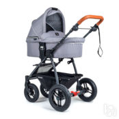 Люлька Q Bassinet для Trimod X, Snap 4 Ultra, Quad X / Cool Grey Valco Baby фото 4