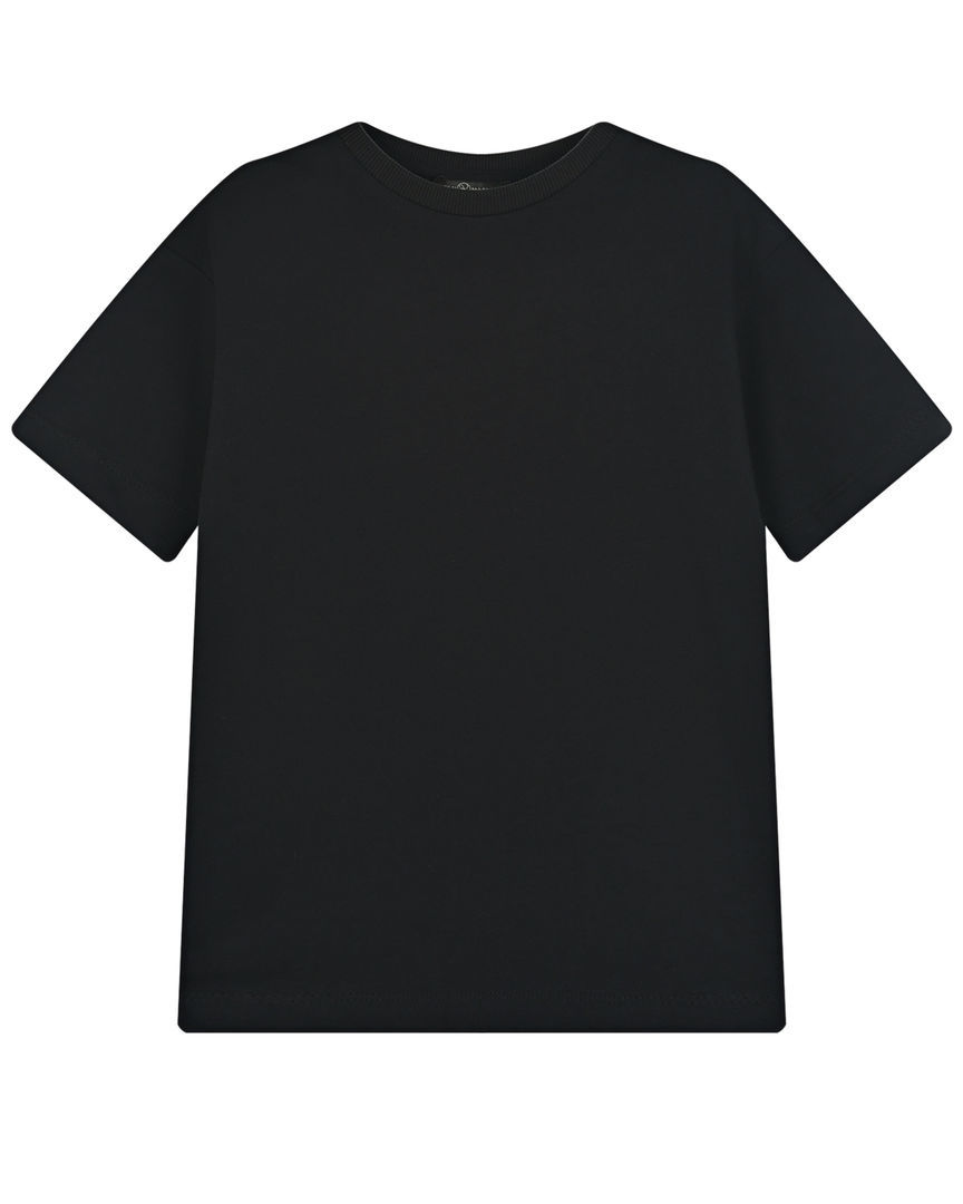 Черная футболка с круглым вырезом Dan Maralex детская