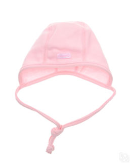 Розовый чепчик на завязках MaxiMo детский