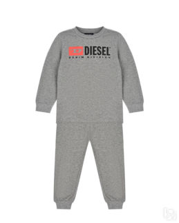 Комплект: свитшот и брюки, серый Diesel детский