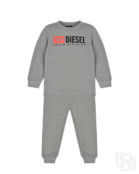 Комплект: свитшот и брюки, серый Diesel детский
