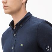 Рубашка Lacoste из льна фото 3