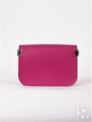 Женская сумка через плечо из натуральной кожи розовая A001 fuchsia