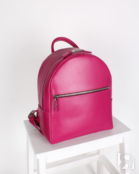 Женский рюкзак из натуральной кожи розовый B008 fuchsia