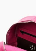 Женский кожаный рюкзак на молнии розовый B008 fuchsia grain