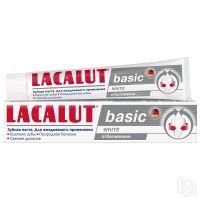 Lacalut - Отбеливающая зубная паста Basic White, 75 мл