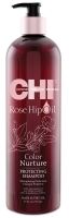 Chi Rose Hip Oil - Шампунь с маслом дикой розы "Поддержание цвета", 739 мл