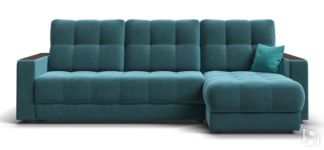 Угловой диван BOSS Classic XL велюр Monolit зеленый