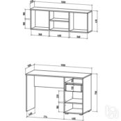 Письменный стол Тунис-5 МФ Мастер фото 2