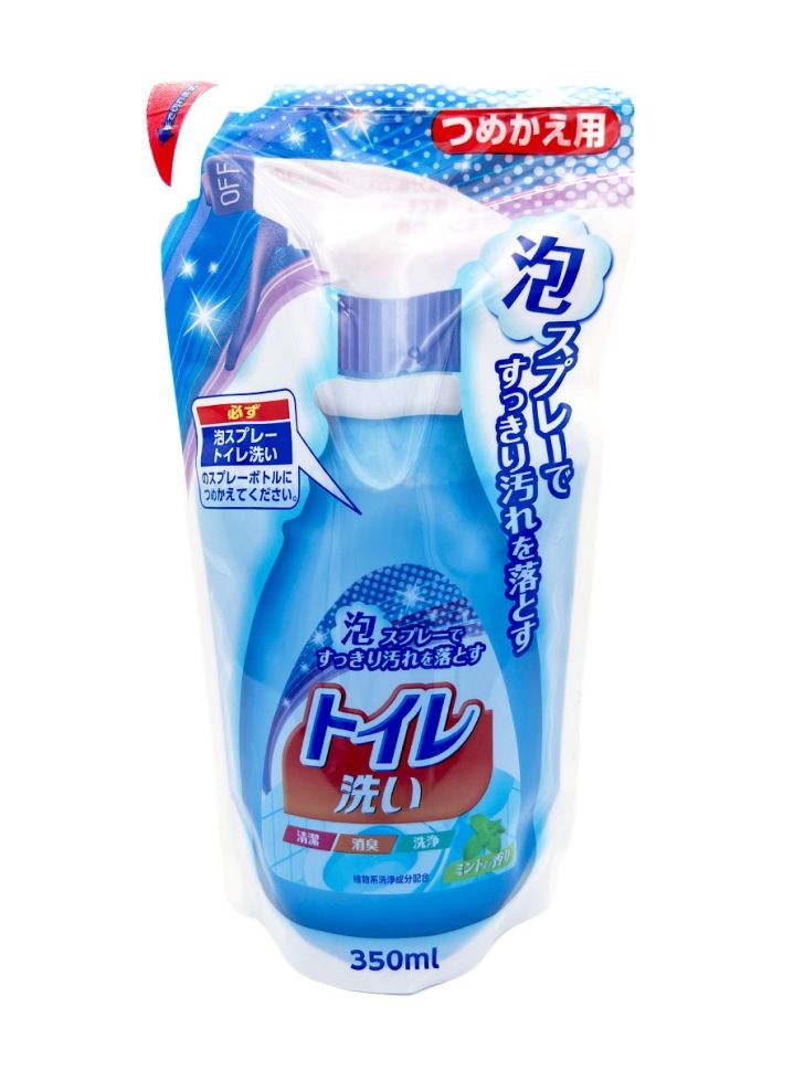 Nihon Detergent Чистящая спрей-пена для туалета с ароматом мяты