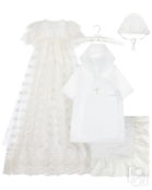 Комплект: платье, пеленка и чепчик Wings Atelier детский