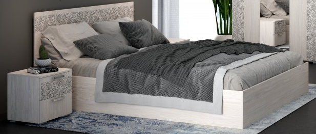Кровать двуспальная Фиеста 1600 с подъёмным механизмом