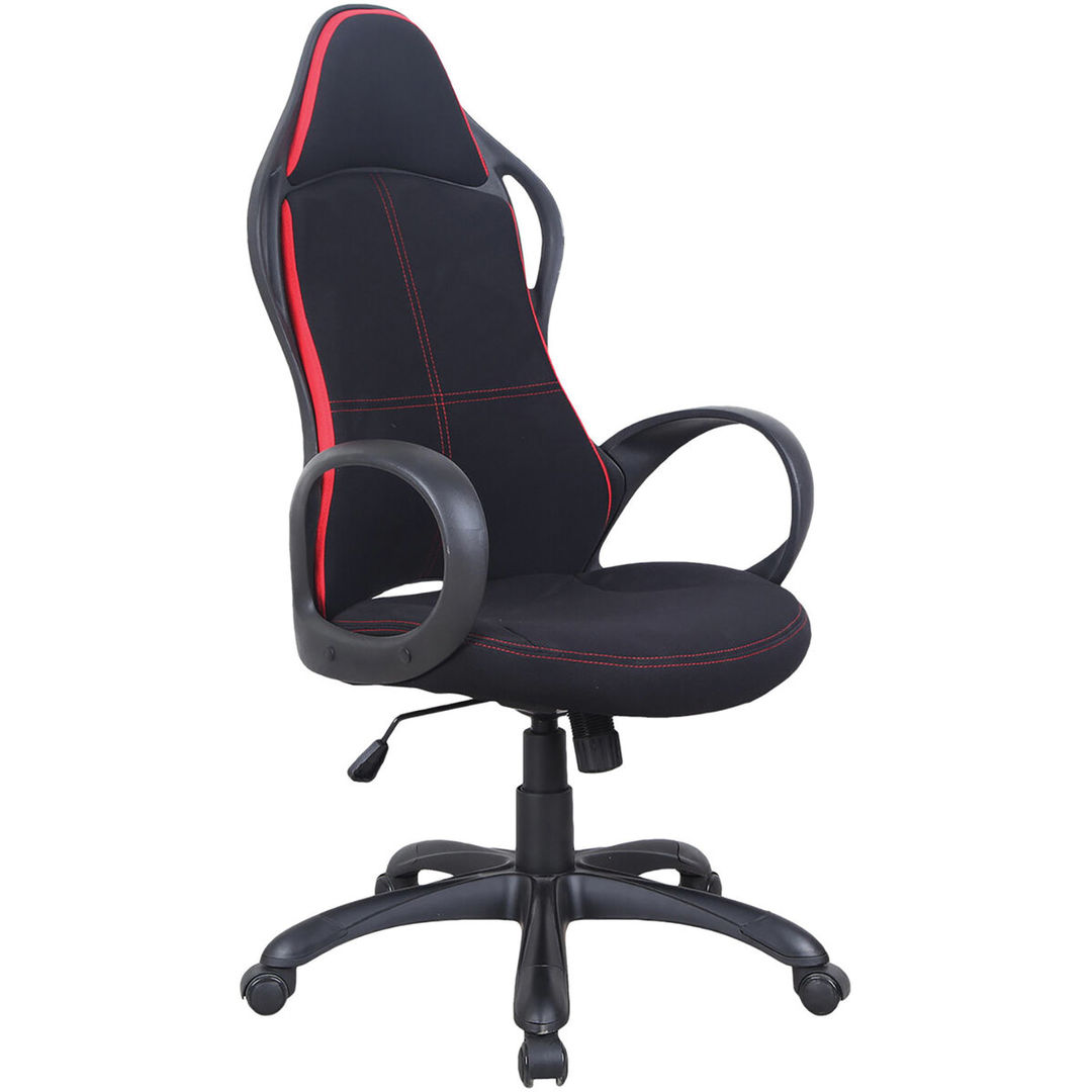 Кресло офисное BRABIX PREMIUM Force EX-516 черное, вставки красные