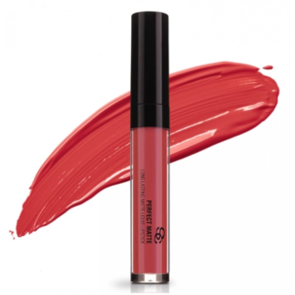 Стойкая матовая жидкая помада для губ Perfect Matte PM02, 02, living coral