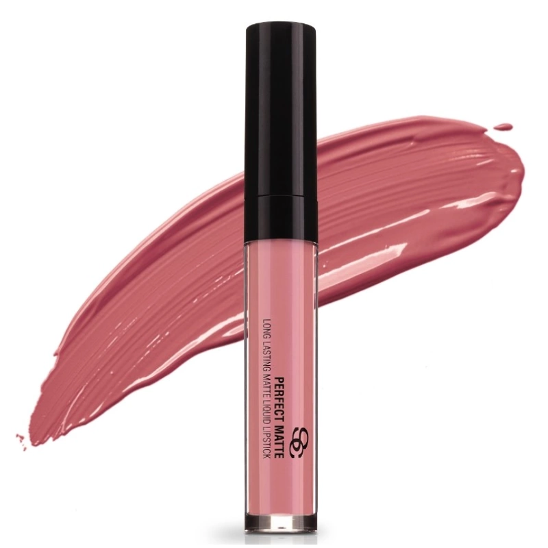 Стойкая матовая жидкая помада для губ Perfect Matte (PM03, 03, rose beige) PM01 фото 1