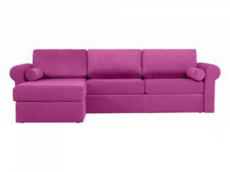 Диван-кровать с оттоманкой Peterhof П2 (валики) фиолетовый 341025 ОГОГО