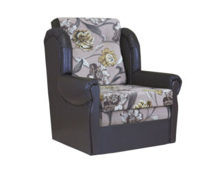 Кресло кровать Классика М велюр цветы