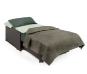Кресло-кровать Коломбо БП латте и экокожа шоколад